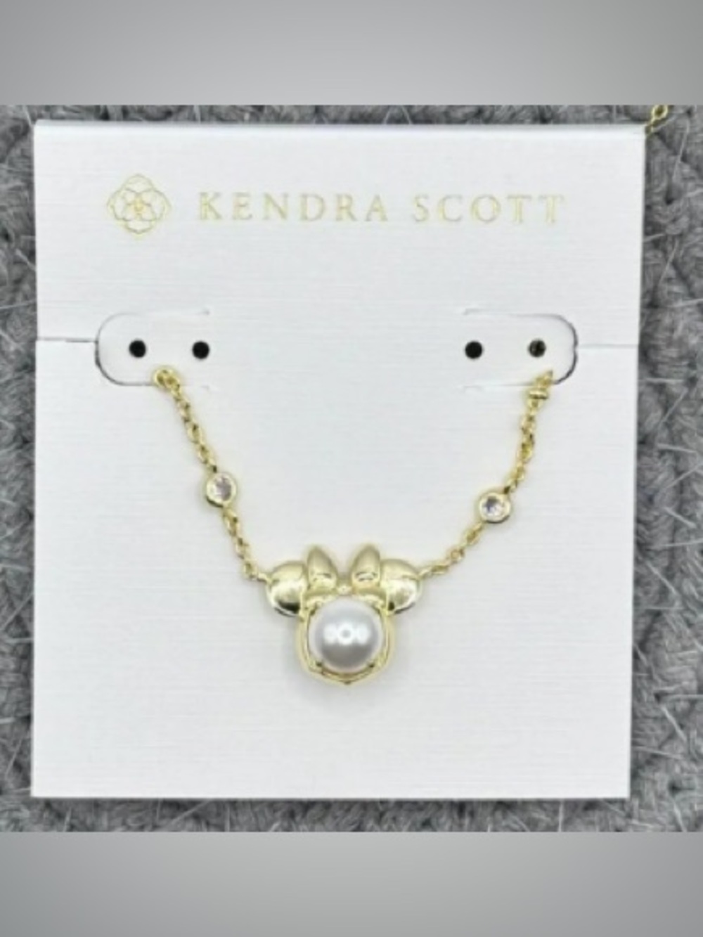 Kendra Scott Mouse Pearl Pendant Necklace